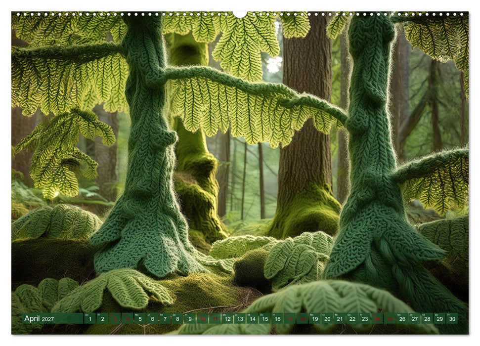 Stricken einmal anders (CALVENDO Premium Wandkalender 2027)