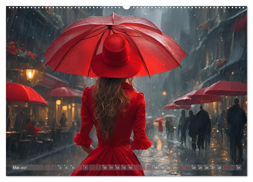 Elegante Momente - Frauen in harmonischer Umgebung (CALVENDO Wandkalender 2027)