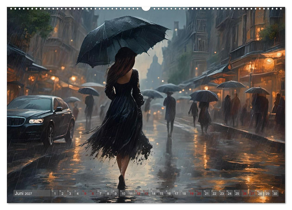 Elegante Momente - Frauen in harmonischer Umgebung (CALVENDO Wandkalender 2027)