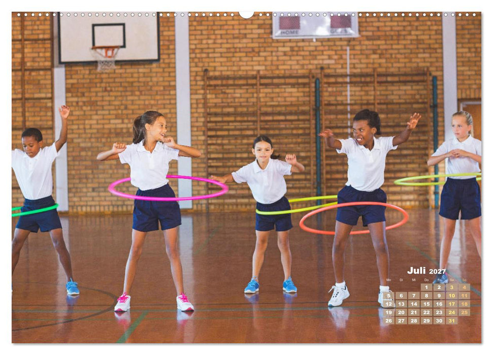 Hula-Hoop: Spaß, Sport und Fitness mit Hula Hoop Reifen (CALVENDO Premium Wandkalender 2027)