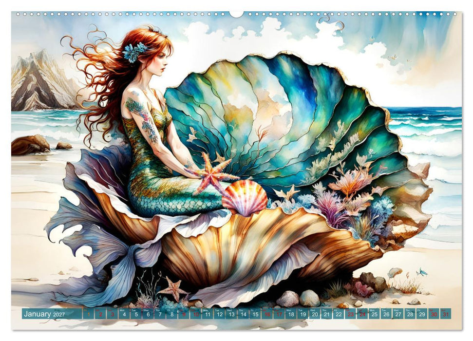 Conch queens (CALVENDO Monthly Calendar 2027)