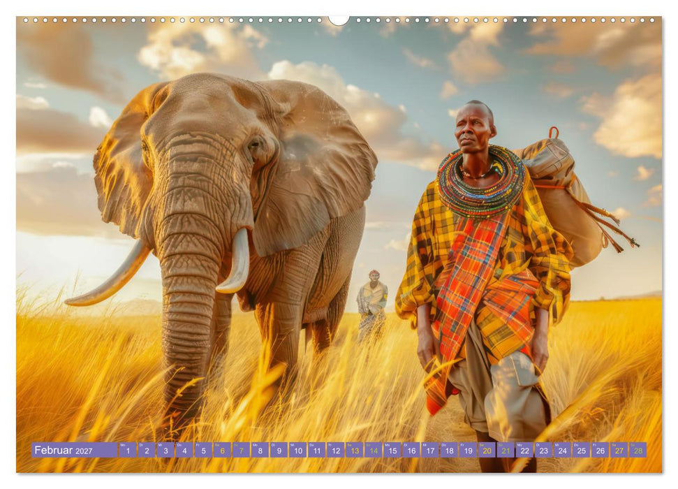 Afrika begeistert - Afrikas Schönheit (CALVENDO Wandkalender 2027)