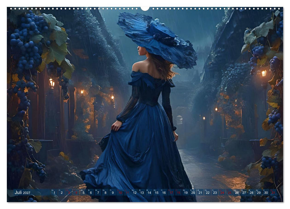 Elegante Momente - Frauen in harmonischer Umgebung (CALVENDO Premium Wandkalender 2027)