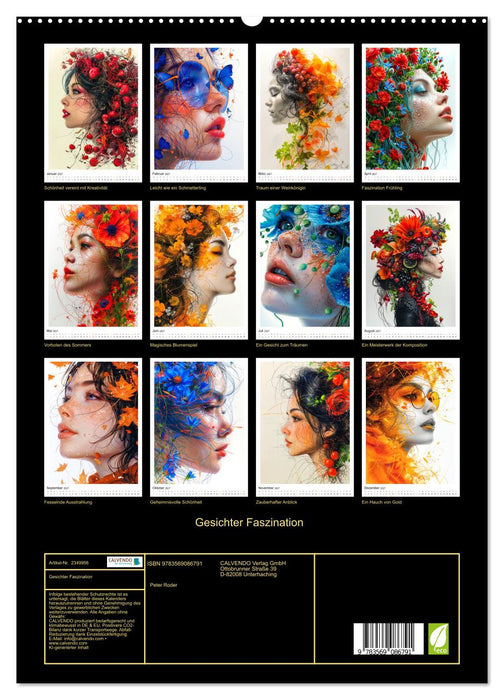 Gesichter Faszination (CALVENDO Premium Wandkalender 2027)