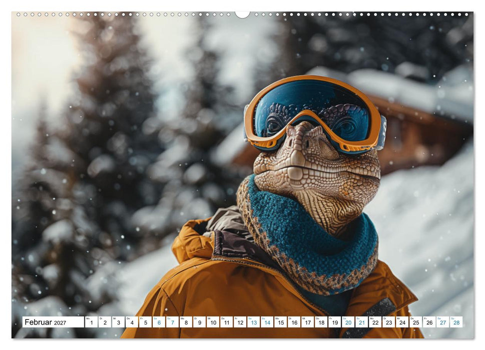 Reiche Dinos. Sie leben – im Luxus. (CALVENDO Wandkalender 2027)