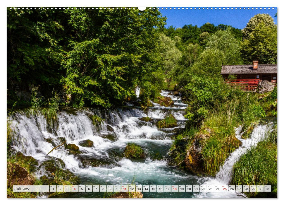 Wasserzauber Bosnien-Herzegowina (CALVENDO Premium Wandkalender 2027)