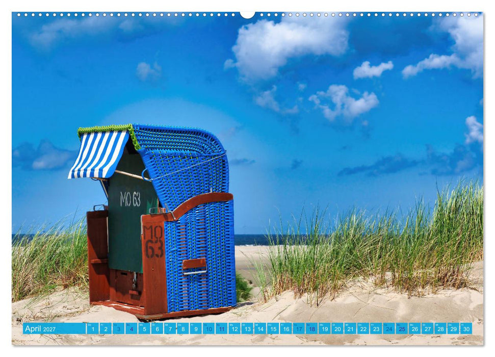 Borkum Ansichten (CALVENDO Premium Wandkalender 2027)