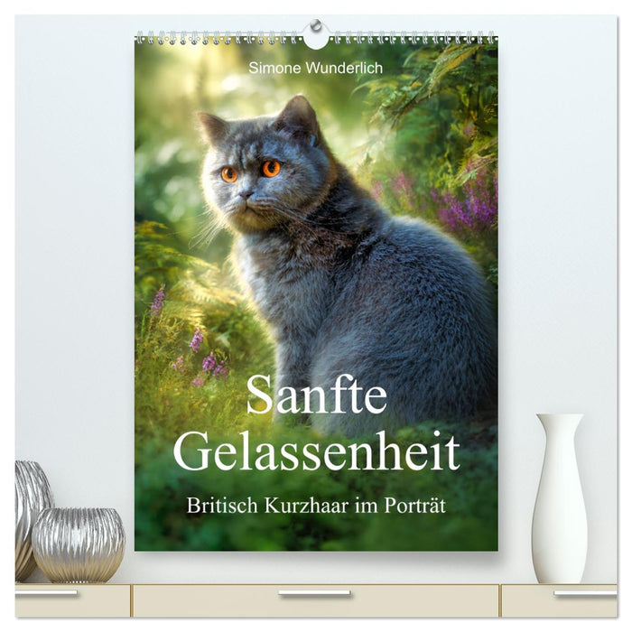 Sanfte Gelassenheit - Britisch Kurzhaar im Porträt (CALVENDO Premium Wandkalender 2027)