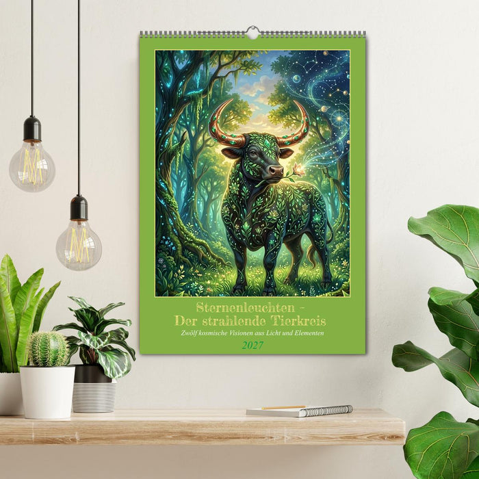 Sternenleuchten – Der strahlende Tierkreis (CALVENDO Wandkalender 2027)