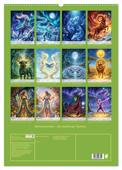 Sternenleuchten – Der strahlende Tierkreis (CALVENDO Wandkalender 2027)