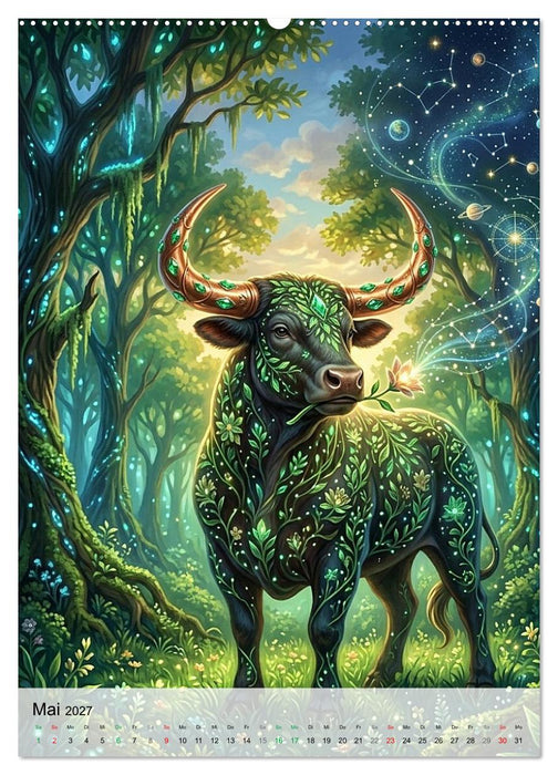 Sternenleuchten – Der strahlende Tierkreis (CALVENDO Wandkalender 2027)