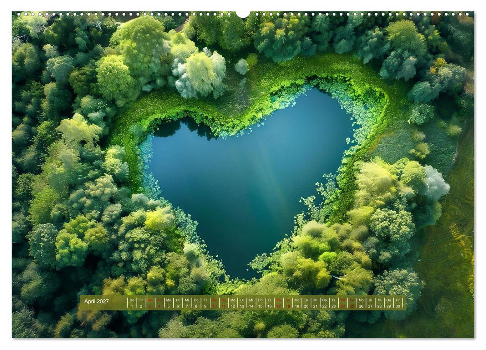 Mit dem Herzen der Natur (CALVENDO Premium Wandkalender 2027)