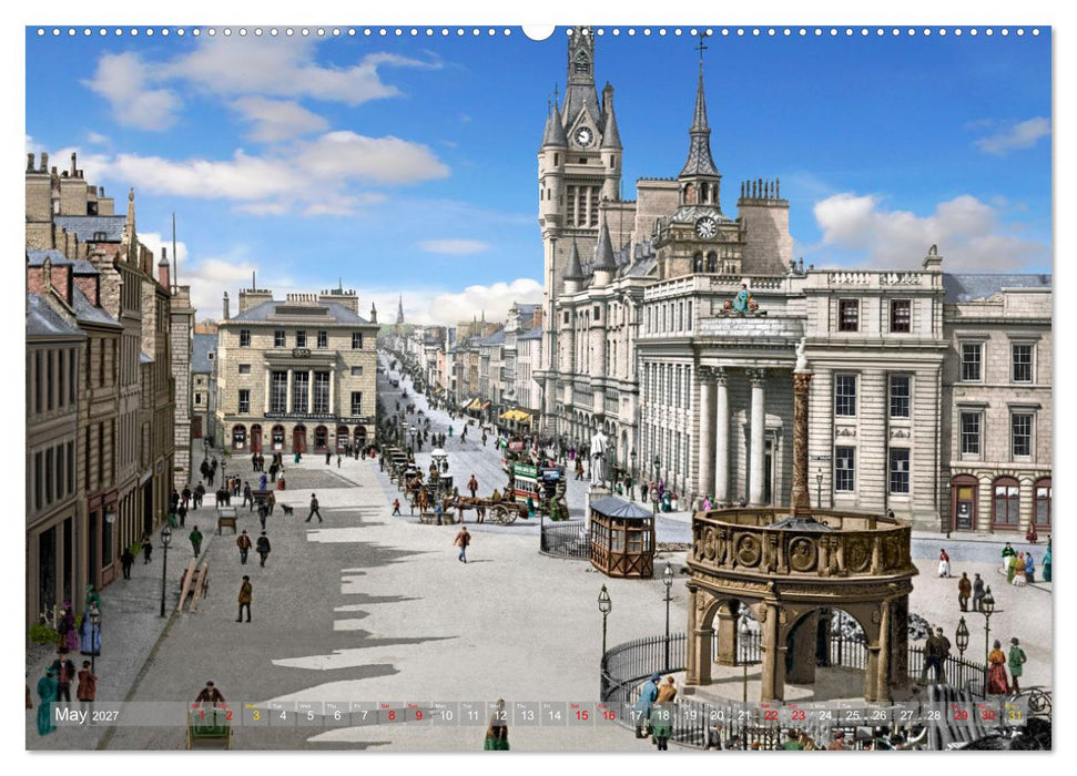 Scotland around 1900 - photos restored and colourised (CALVENDO Premium-Calendar 2027)