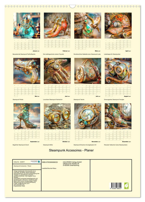 Steampunk Accesoires - Planer (CALVENDO Wandkalender 2027)