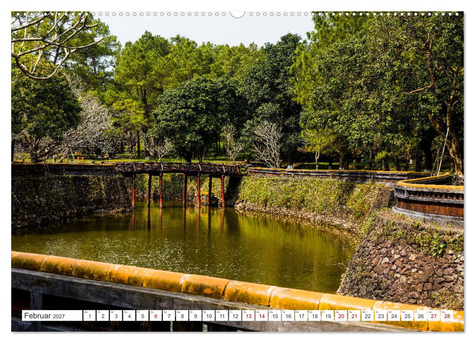 Hue alte Kaiserstadt Vietnams (CALVENDO Premium Wandkalender 2027)