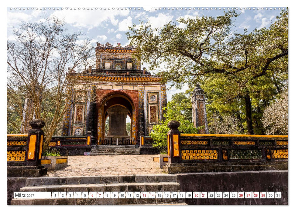 Hue alte Kaiserstadt Vietnams (CALVENDO Premium Wandkalender 2027)