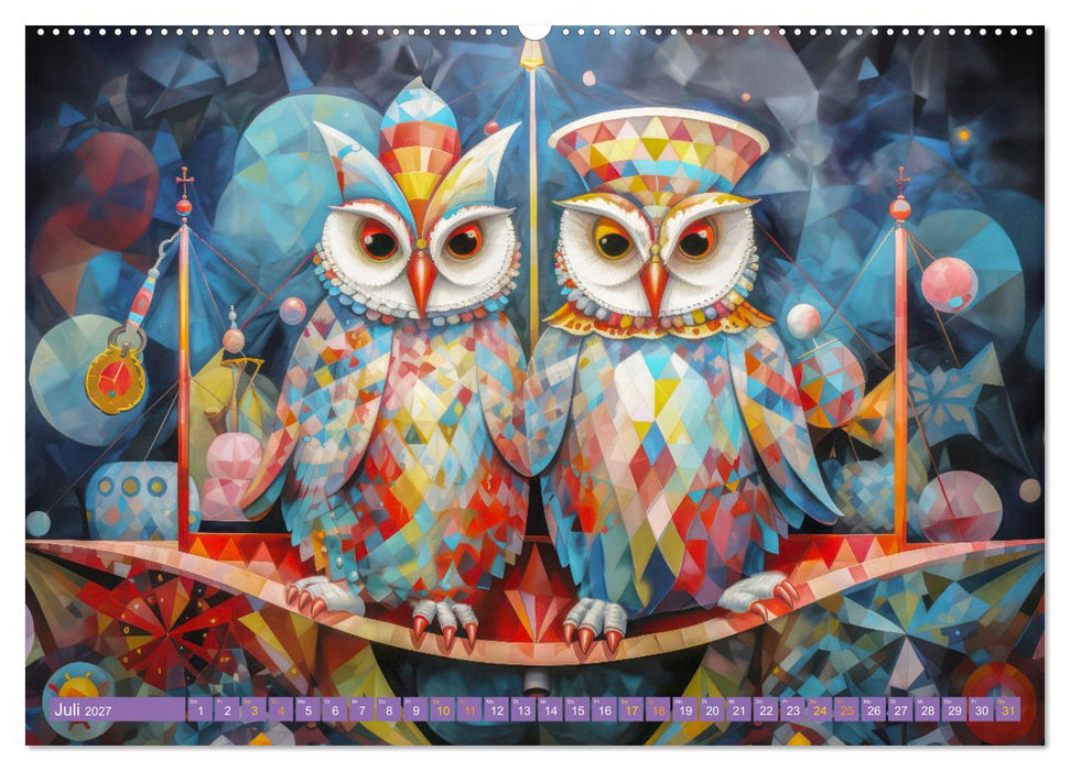 Zirkusfantasien - Bezaubernd fremdartig (CALVENDO Premium Wandkalender 2027)