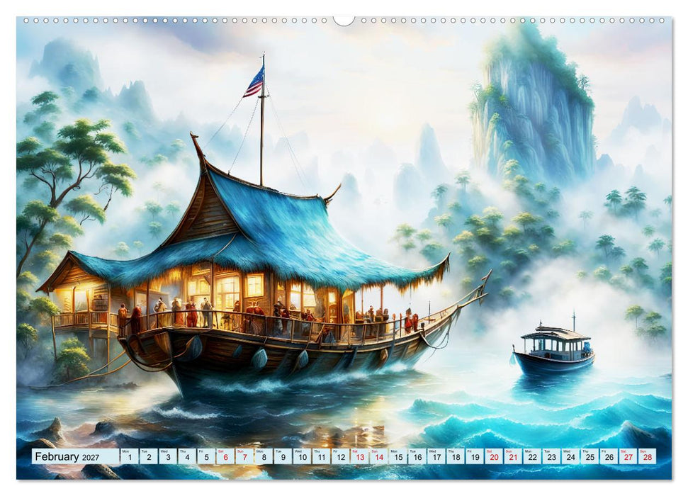 Archipelago's Exotic paradise trip (CALVENDO Monthly Calendar 2027)