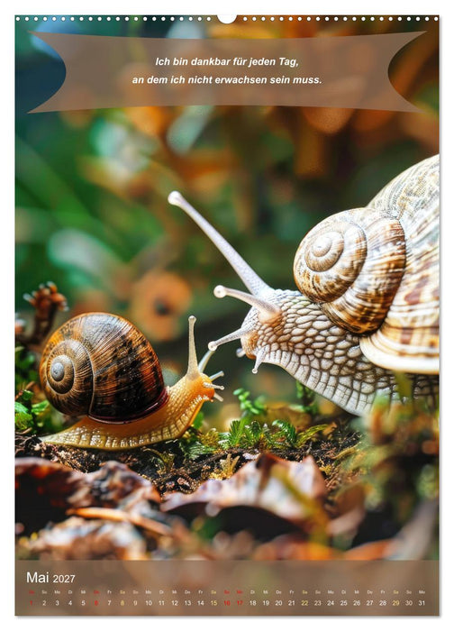 Der tierisch lustige Dankbarkeitskalender (CALVENDO Wandkalender 2027)