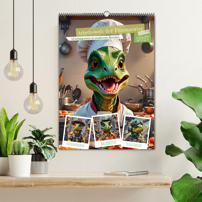 Arbeitswelt der Dinosaurier (CALVENDO Wandkalender 2027)