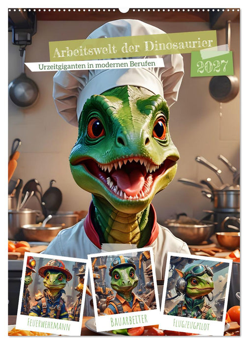 Arbeitswelt der Dinosaurier (CALVENDO Wandkalender 2027)