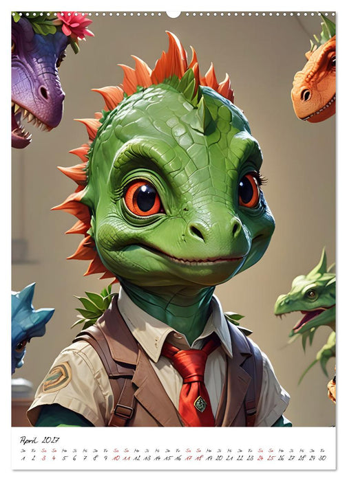 Arbeitswelt der Dinosaurier (CALVENDO Wandkalender 2027)