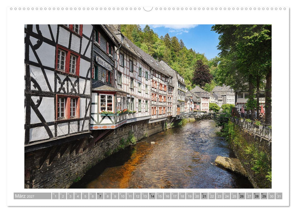 Monschau - Flanieren durch die historische Altstadt (CALVENDO Premium Wandkalender 2027)