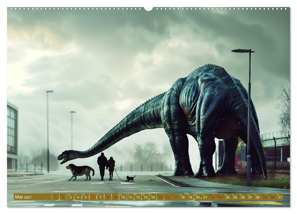 Wie wäre es mit einem Dinosaurier als Haustier? (CALVENDO Premium Wandkalender 2027)