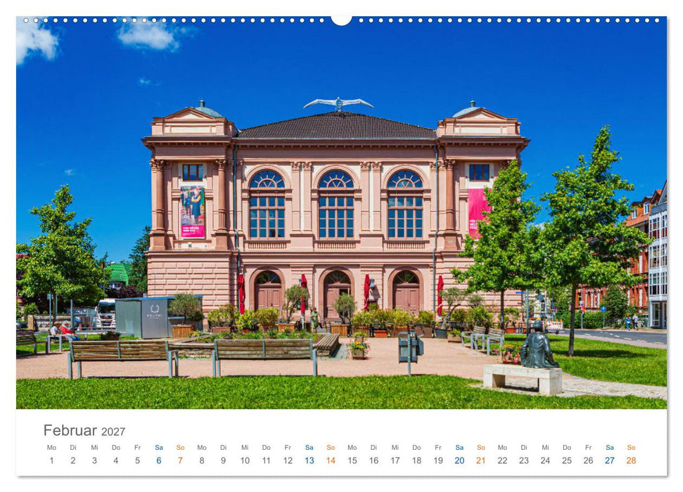Eisenach - zu Füßen der Wartburg (CALVENDO Wandkalender 2027)