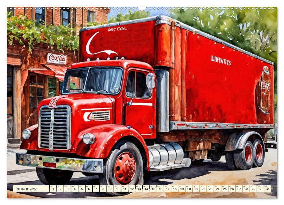 Nostalgische Trucks (CALVENDO Wandkalender 2027)