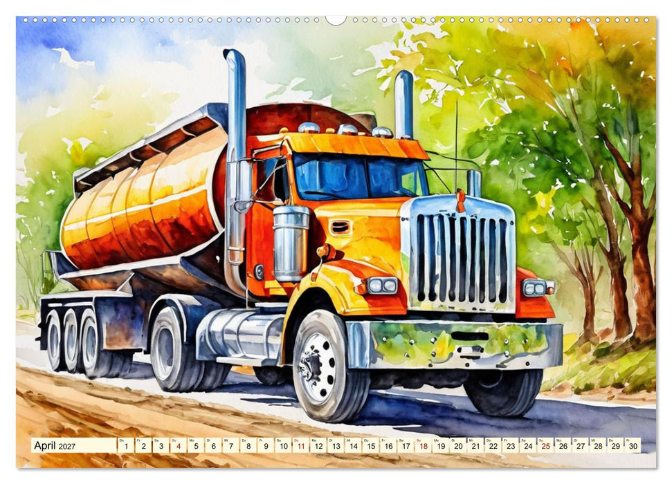 Nostalgische Trucks (CALVENDO Wandkalender 2027)