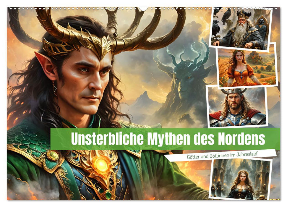 Unsterbliche Mythen des Nordens (CALVENDO Wandkalender 2027)