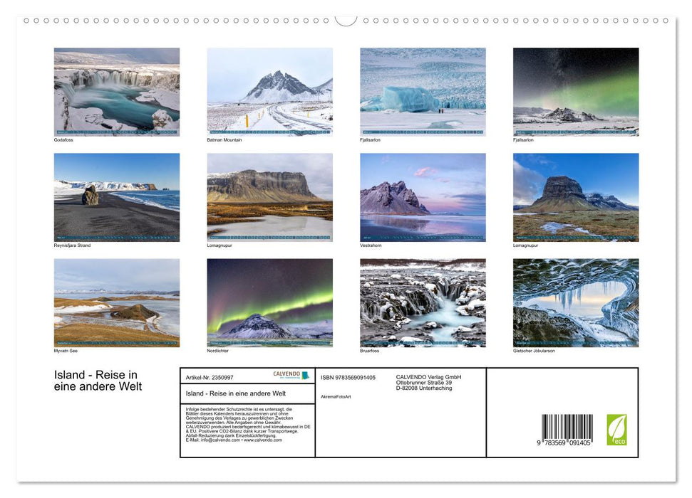 Island - Reise in eine andere Welt (CALVENDO Premium Wandkalender 2027)