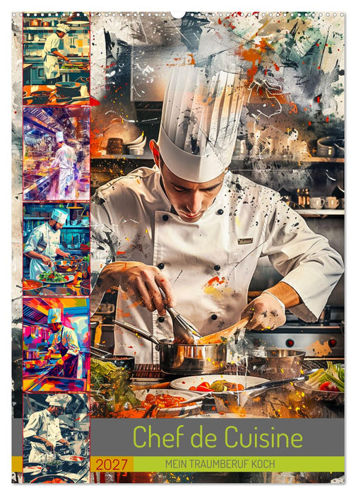 Chef de Cuisine - Mein Traumberuf Koch (CALVENDO Wandkalender 2027)