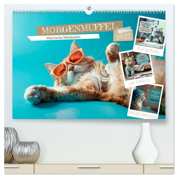 MORGENMUFFEL Mürrische Weisheiten (CALVENDO Premium Wandkalender 2027)
