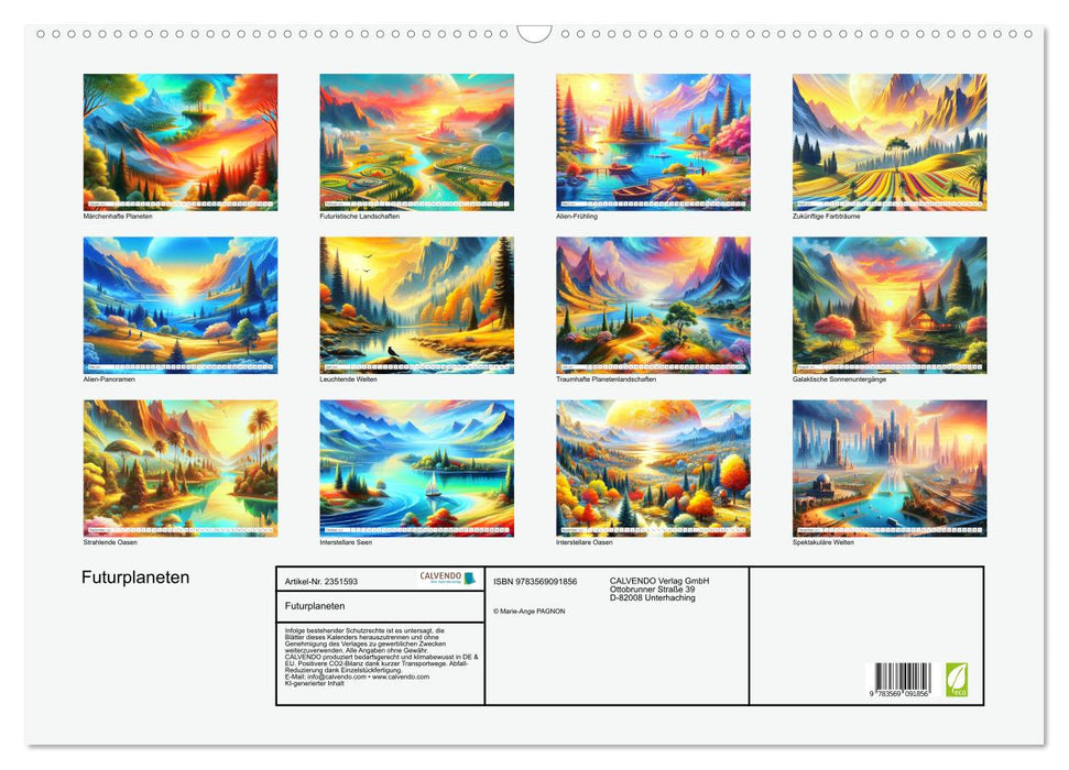 Futurplaneten (CALVENDO Wandkalender 2027)