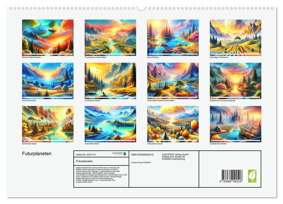 Futurplaneten (CALVENDO Premium Wandkalender 2027)