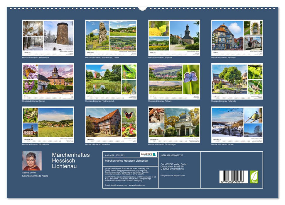 Märchenhaftes Hessisch Lichtenau (CALVENDO Premium Wandkalender 2027)