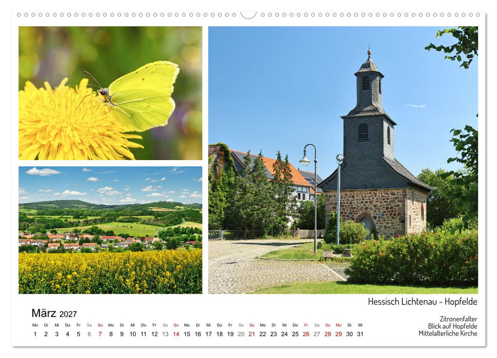 Märchenhaftes Hessisch Lichtenau (CALVENDO Premium Wandkalender 2027)