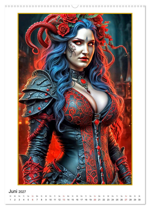 Fantasy-Frauenfiguren (CALVENDO Premium Wandkalender 2027)