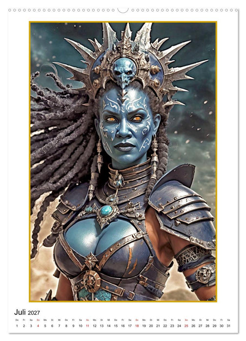 Fantasy-Frauenfiguren (CALVENDO Premium Wandkalender 2027)