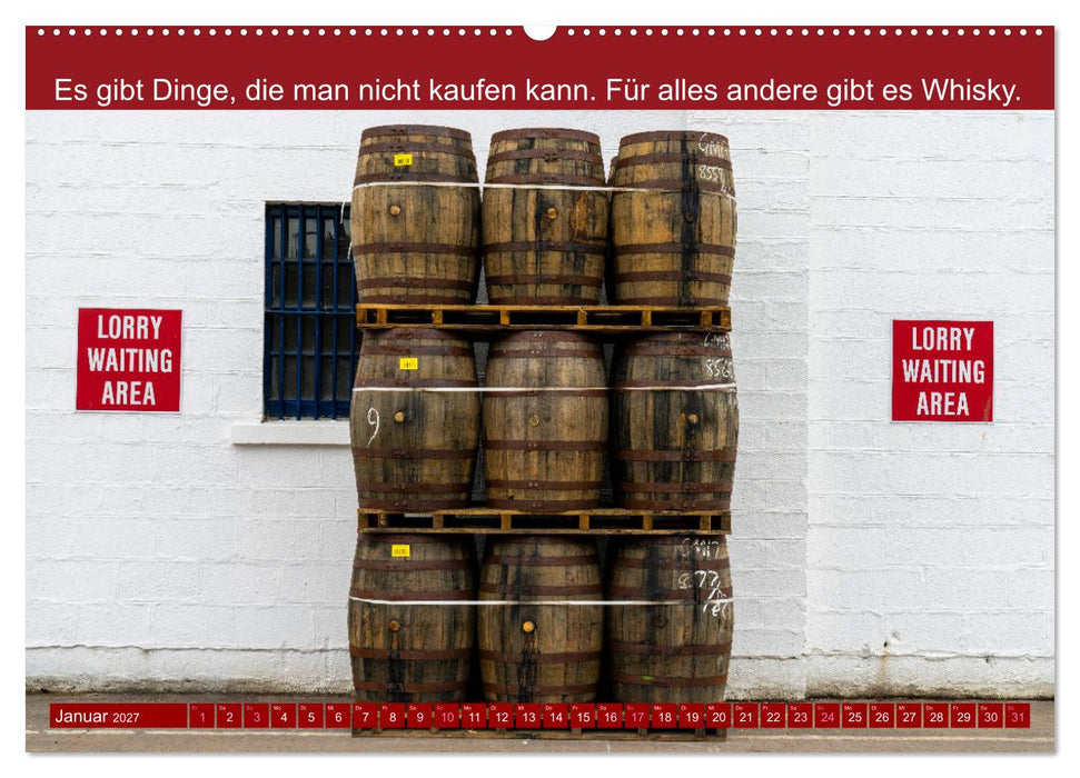 Witzige Whisky-Werbeslogans (CALVENDO Premium Wandkalender 2027)