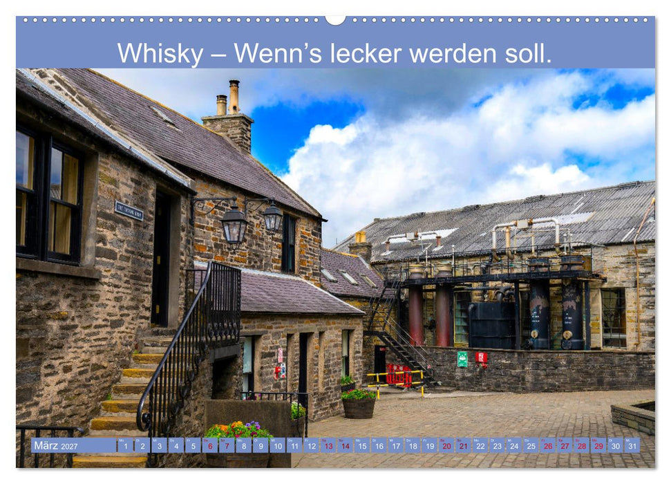 Witzige Whisky-Werbeslogans (CALVENDO Premium Wandkalender 2027)