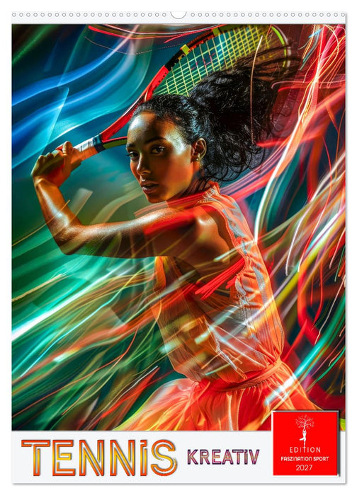 Tennis kreativ (CALVENDO Wandkalender 2027)