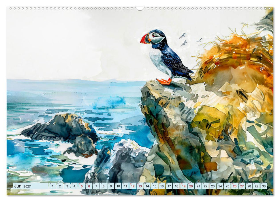 Eisige Polarkreise - Faszination der polaren Tierwelt (CALVENDO Wandkalender 2027)