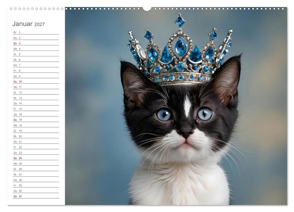 Herzenskönige - KI Geburtstagskalender für unsere Bediensteten (CALVENDO Premium Wandkalender 2027)