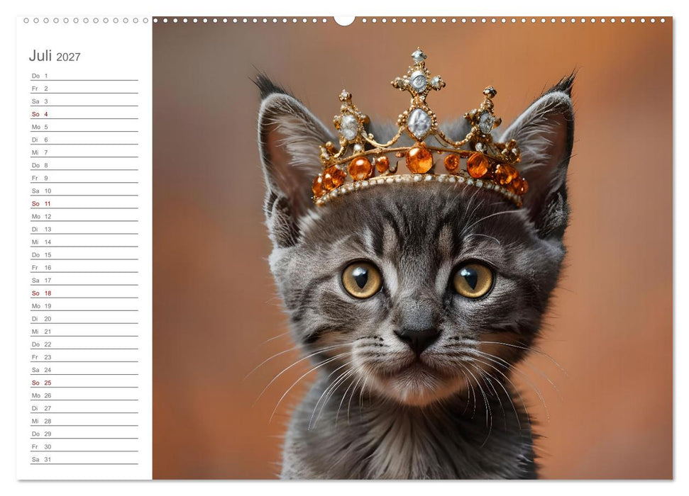 Herzenskönige - KI Geburtstagskalender für unsere Bediensteten (CALVENDO Premium Wandkalender 2027)