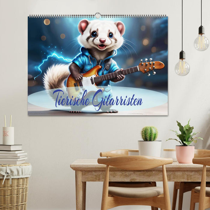 Tierische Gitarristen (CALVENDO Wandkalender 2027)