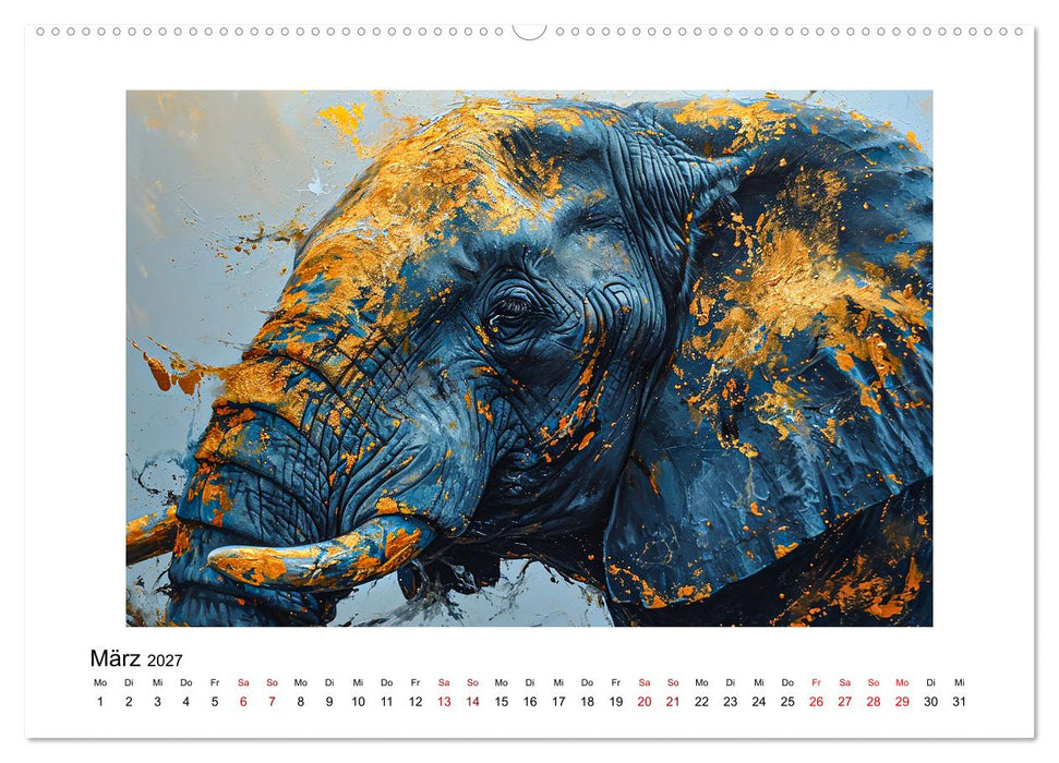 Elefantastisch (CALVENDO Premium Wandkalender 2027)