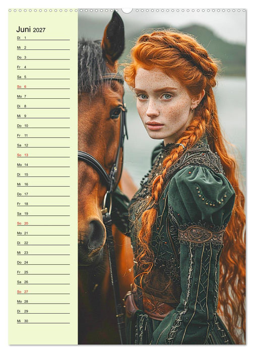 Rote Schönheiten. Natürliche Eleganz und wilde Anmut (CALVENDO Wandkalender 2027)
